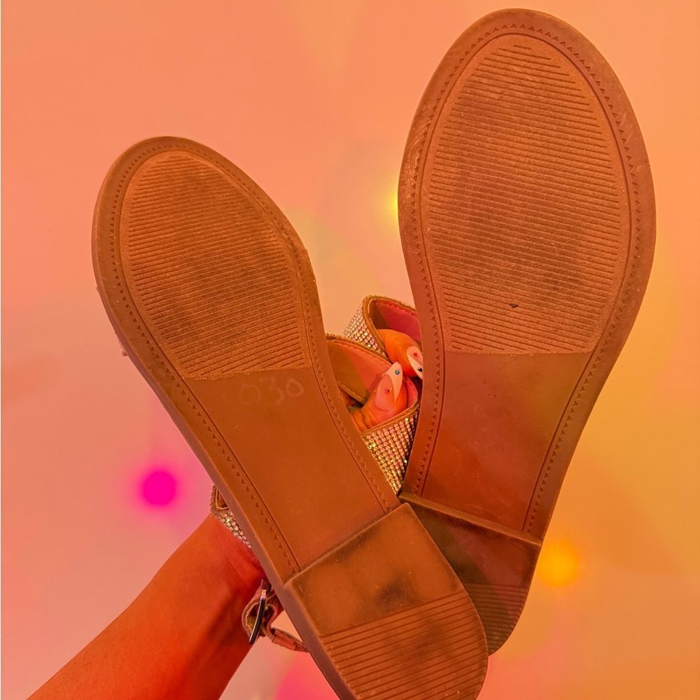 Steve Madden Rhinestone Sandals - Picture 2 of 3